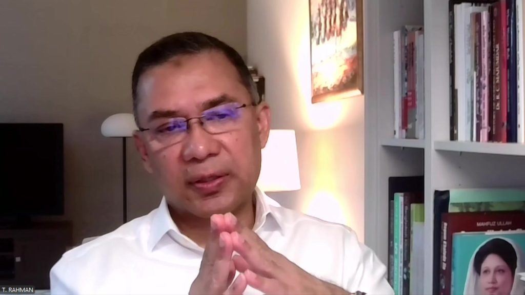 ধ্বংসস্তূপ থেকে দেশকে টেনে তুলবে বিএনপি: তারেক রহমান